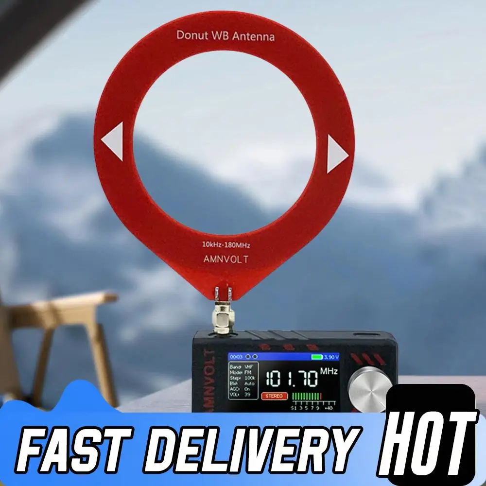 SI4732 Mini Pocket 0.5-108mhz SSB AM FM HF SW MW Display All Band Radio Receiver W/ Antenna Built-In Headphone Amplifier Circuit