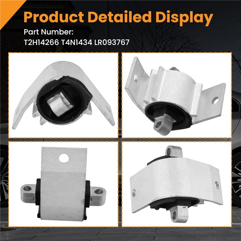 

NEW-T4N1434 Car Transmission Mount For Jaguar XJ 1995 -1997 XF 2016-2024 XE 2018-2020 T2H14266 LR093767 Engine Motor Mount