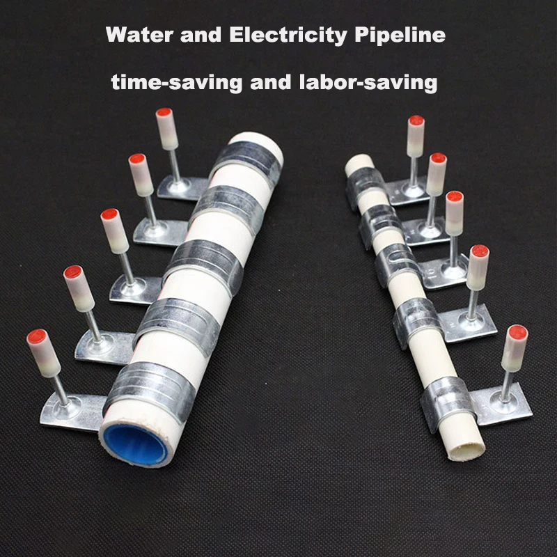 100 pièces/200 pièces collier de serrage clous pneumatique feu pistolet à ongles tuyau d'eau fixe cheville clou 16mm/20mm/25mm diamètre 7.3mm pour Mini pistolet à ongles