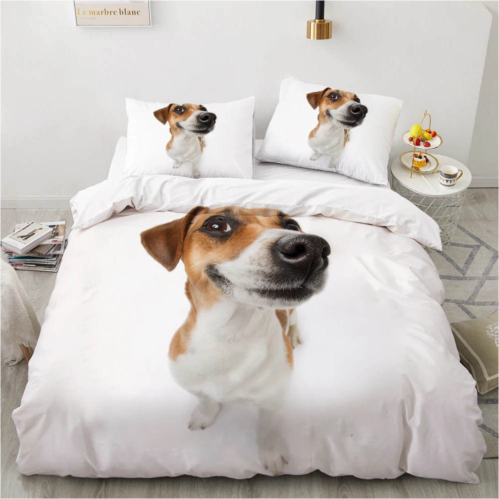 Luxury 3D Bedding Set Europe Queen King Double Duvet Cover Set Bed Linen Comfortable Blanket/Quilt Cover Bed Set Animal Lie Down