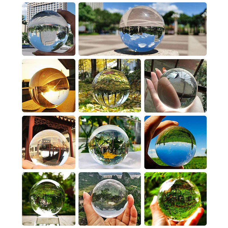 K9 Transparent Crystal ball Creative Photography Props Magic Show Photography Lucky Handmade Glass Feng Shui Ornaments