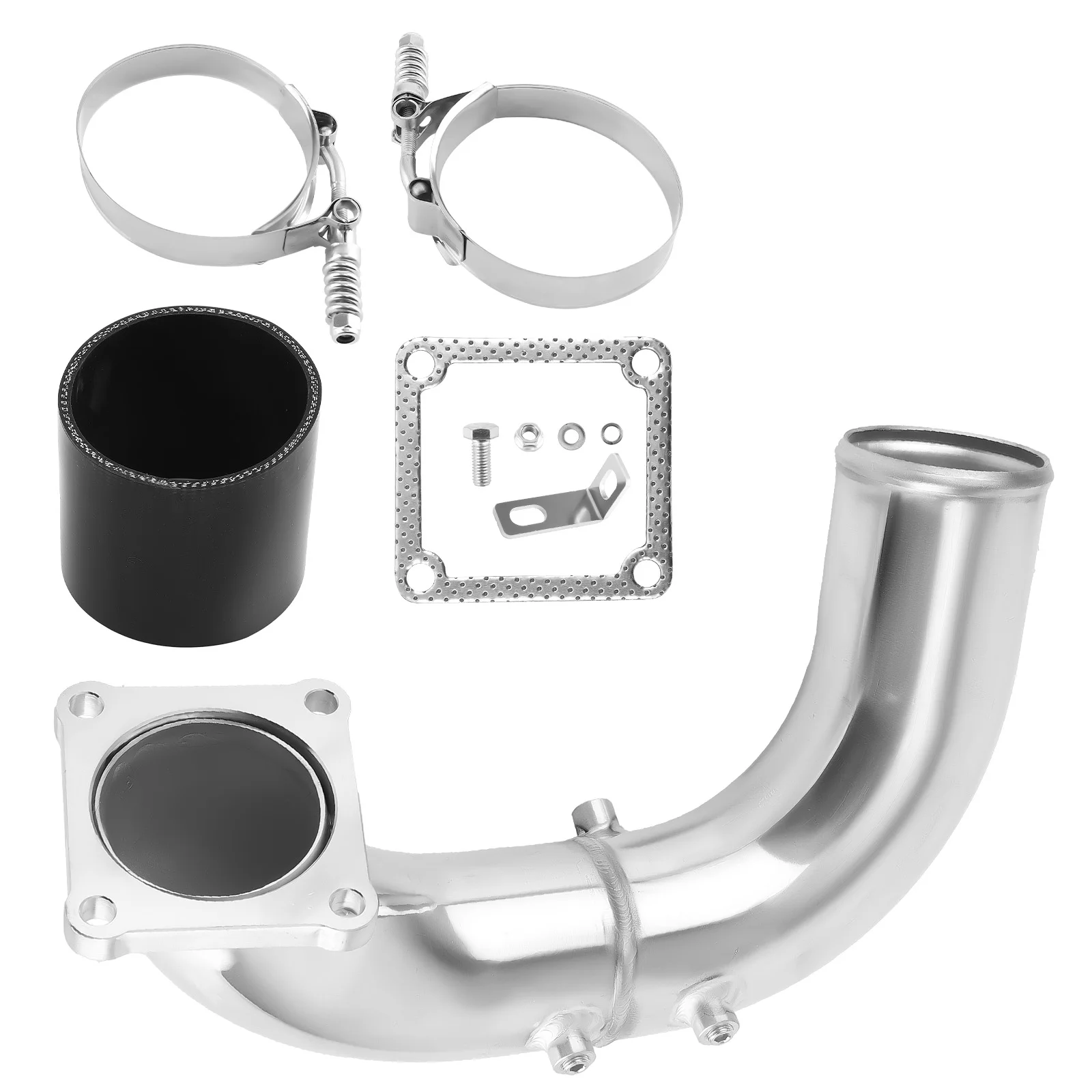 

Sliver Air Intake Charge Pipe Fit For BMW 335i 435 2012-2015-2016 Aluminum