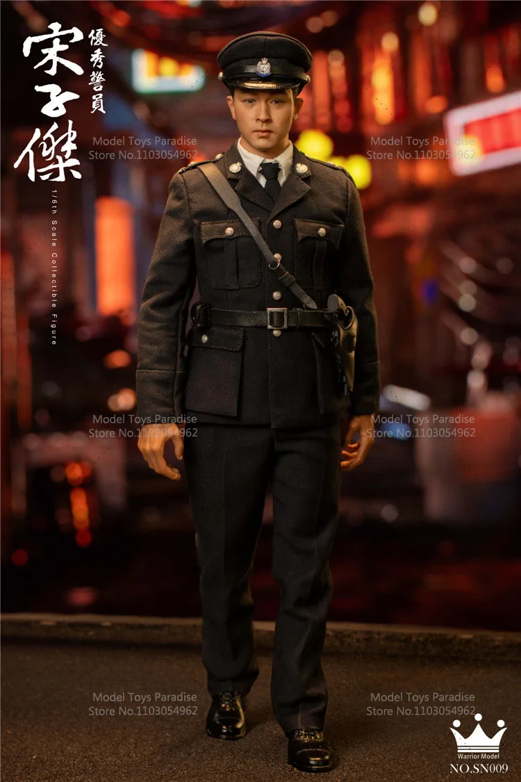 Warrior Model SN009 1/6 Collectible Toys Royal Hong Kong Police Song Zijie Men Soldier Full Set 12'' Action Figure Model Gifts