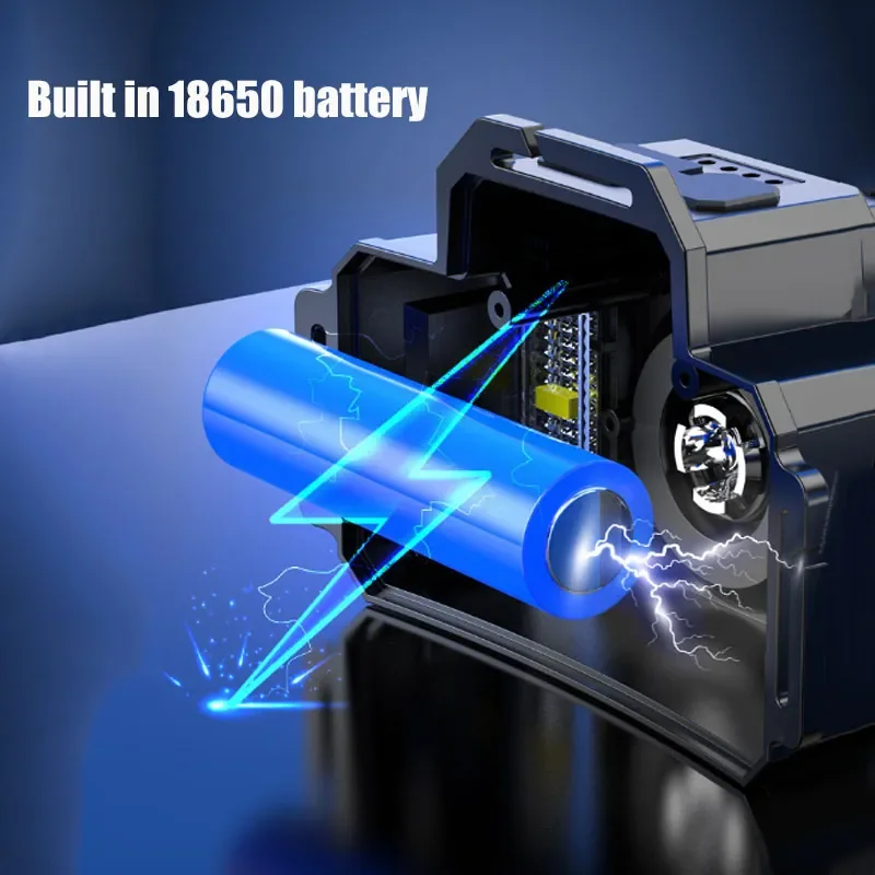 Powerful Rechargeable Headlights Led Headlights Induction Flashlight Camping Lights Super Bright Flash Fishing Hunting