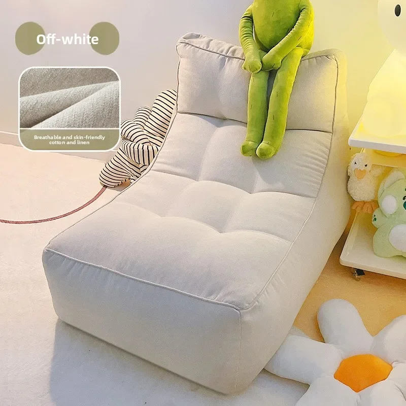 Lazy Sofa Living Room Tatami Single Balcony Casual Recliner Bedroom Small Sofa Influencer Rental Room Corner Sofa Lazy Sofa