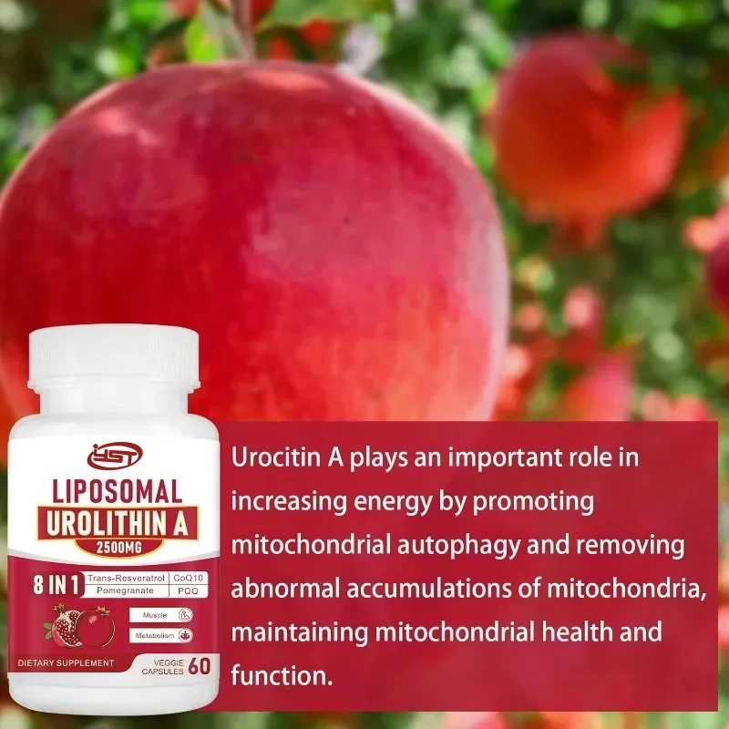 Los suplementos de urea liposomal contan resveratrol, coenzima Q10, extracto de fruta de granada y sin gluten