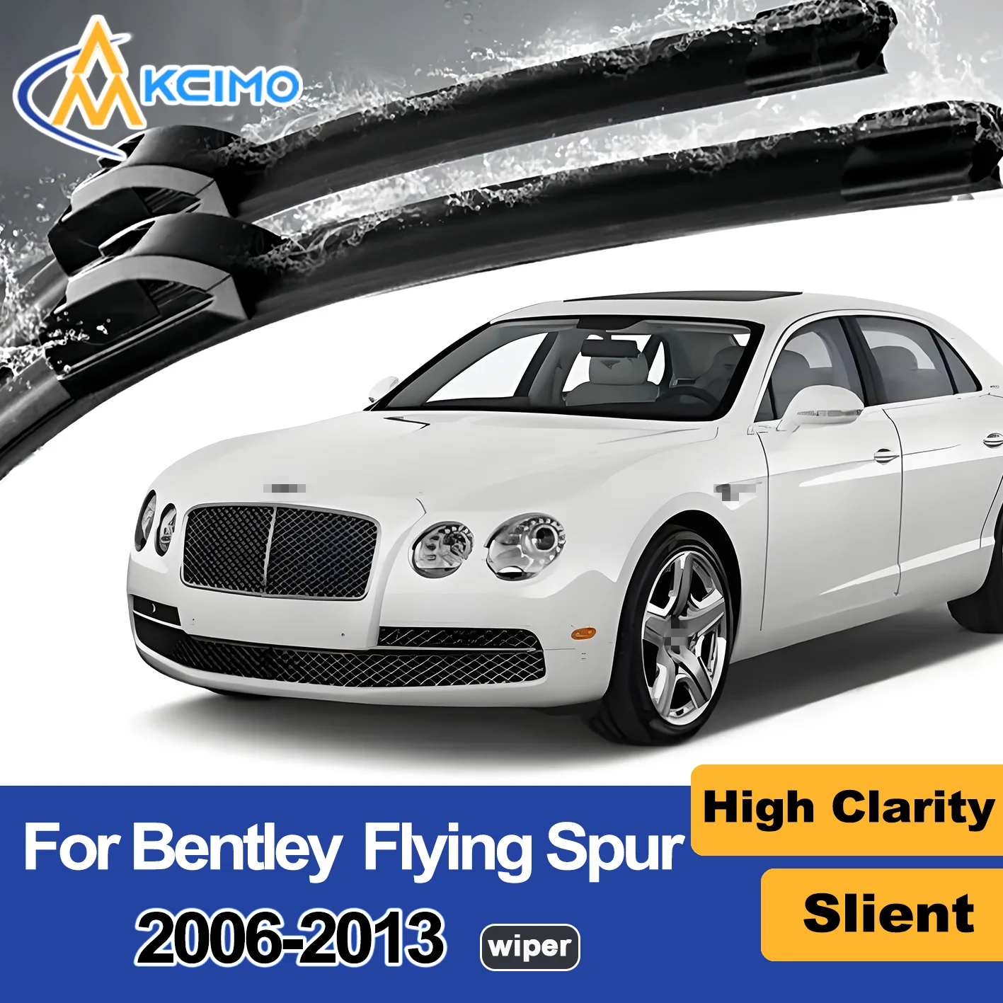 

2PCS New Front Windshield Wiper Blade for Bentley Flying Spur 2006-2013 Front Windshield Auto Wipers Blade Accessories 2013