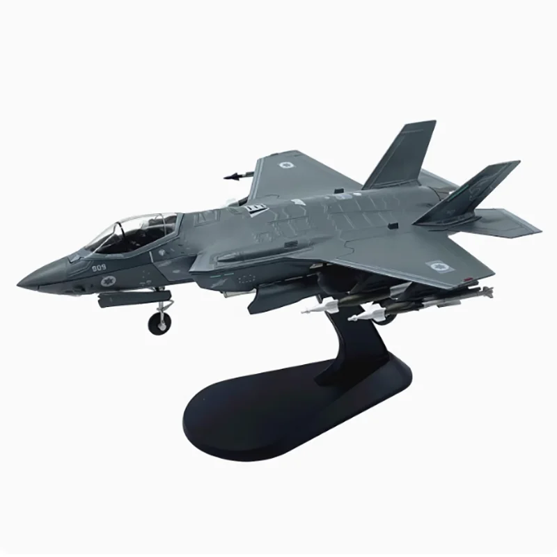 WLTK 1:72 Scale Israel F-35I Stealth Fifth Generation Aircraft Alloy F35 Fighter Model Collection Display Boutique Decoration