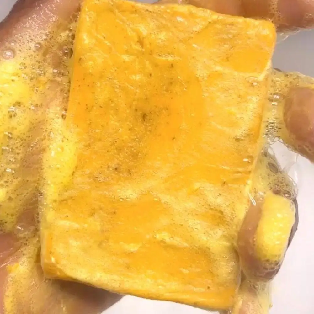 Soin de la peau à l'acide soapkojique de Regina, curcuma, citron, bain froid de Regina fait à la main, nettoie la peau, apaise l'inconfort, 2 pièces