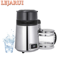 110V 220V Pure Water Distiller 4L Dental Distilled Water Machine Filter Stainless Steel Electric Distillation Purifier Jug 750W