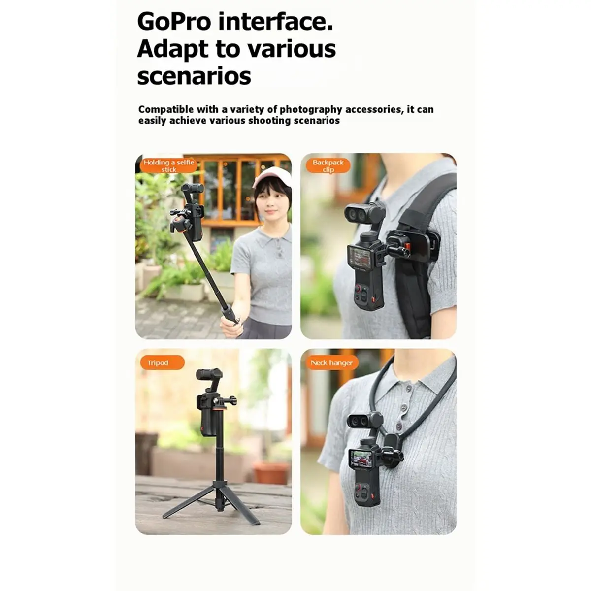 For Luna Ultra Multi-Function Expansion Frame with Quick Release Dual Cold Shoe Mount