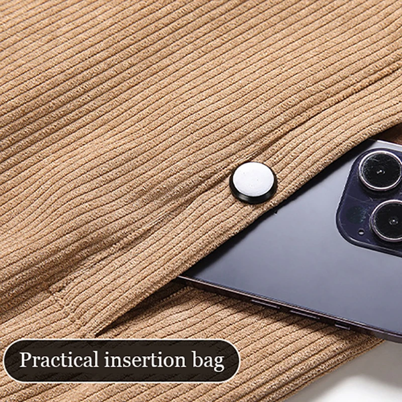 Мужская осенняя куртка, Вельветовая Повседневная рабочая одежда, модная Вельветовая куртка с хлопковой подкладкой, легкая уличная одежда, верхняя одежда, пальто