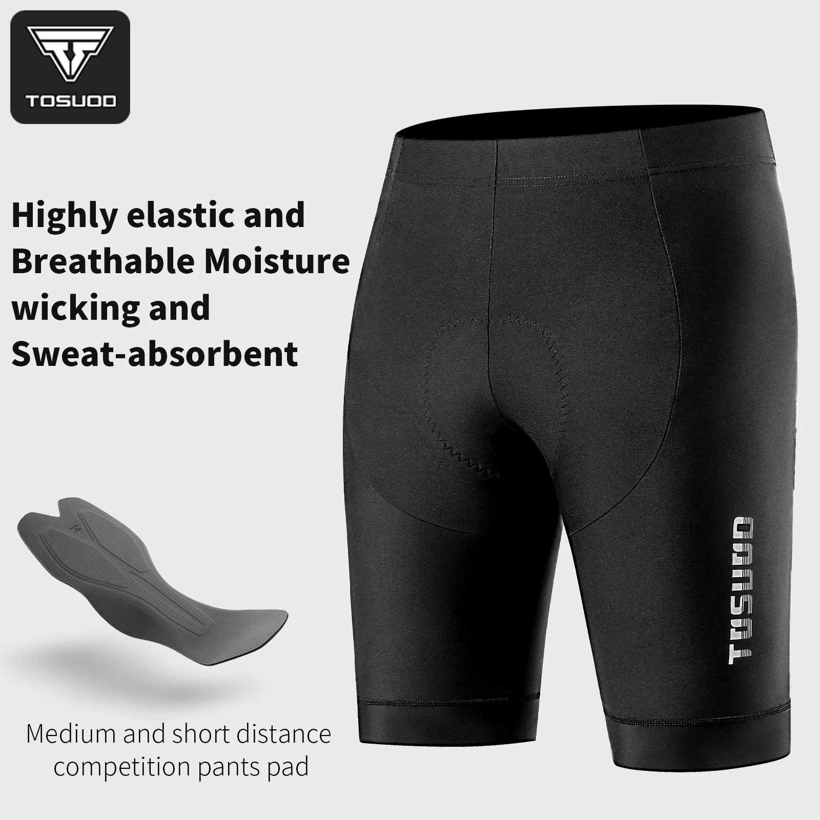 

TOSUOD Men's Summer Cycling Shorts Bike Riding Pants Lightweight Breathable Sports Fitness Clothing