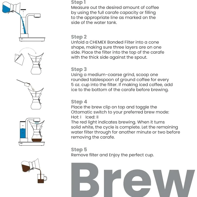 2025 HOT Ottomatic Coffeemaker Set - 40 Oz. Capacity - Includes 6 Cup Coffeemaker