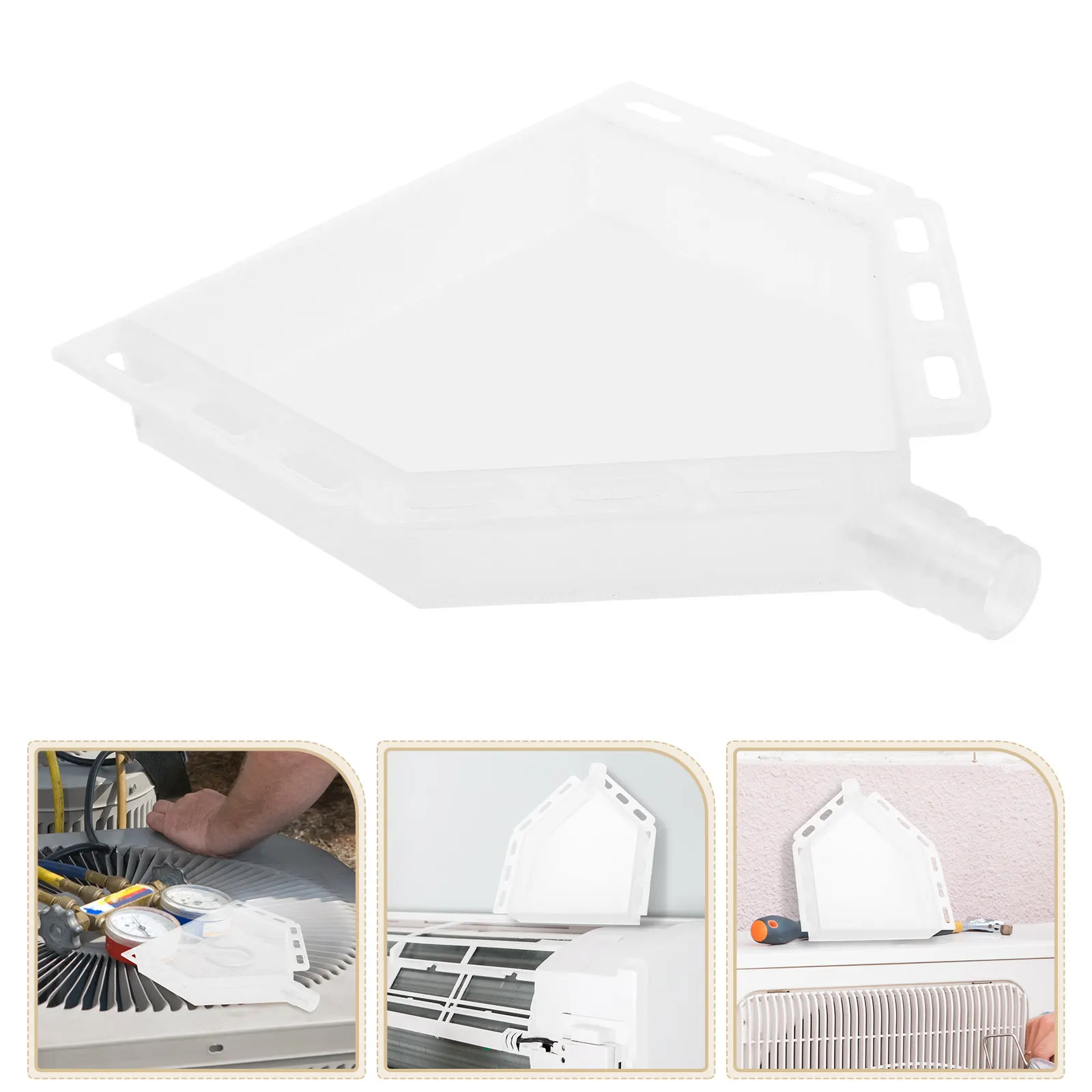 

Универсальный пластиковый поддон для конденсата кондиционера с сбалансированным потоком воды для сбора конденсата в сплит-системах