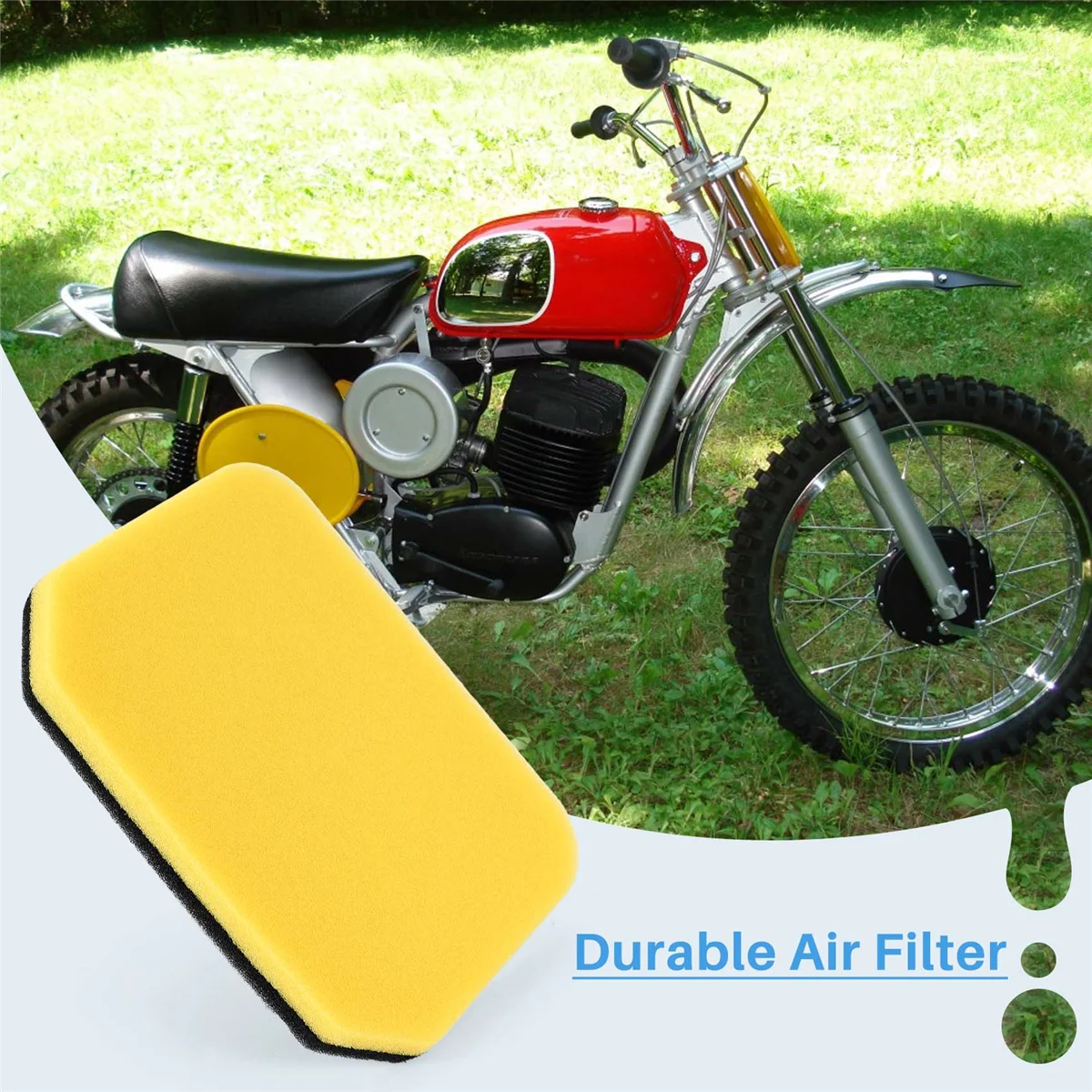 Elementos de filtro de aire para motocicleta, para AN400 Burgman Skywave an 400, 1998, 1999, 2000, 2001, 2002, 2003, 2004, 2005, 2006