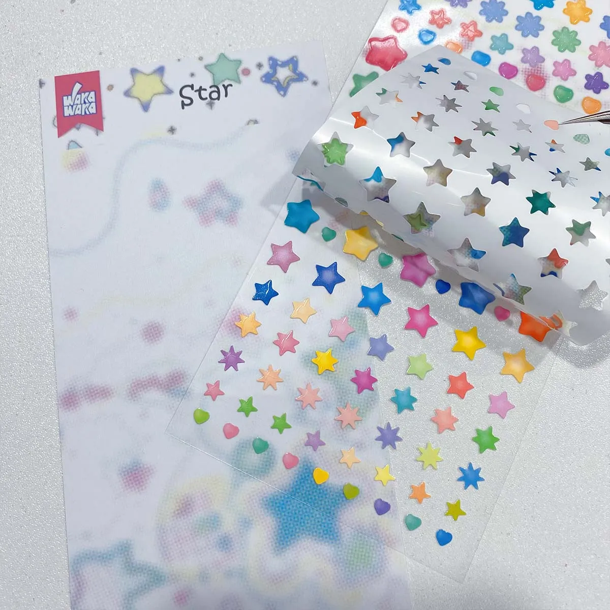 Cute Tomato Stickers Four-leaf Clover Deco Stickers for Scrapbooking Pudding Panda Diy Phone Laptop Decal Sticker