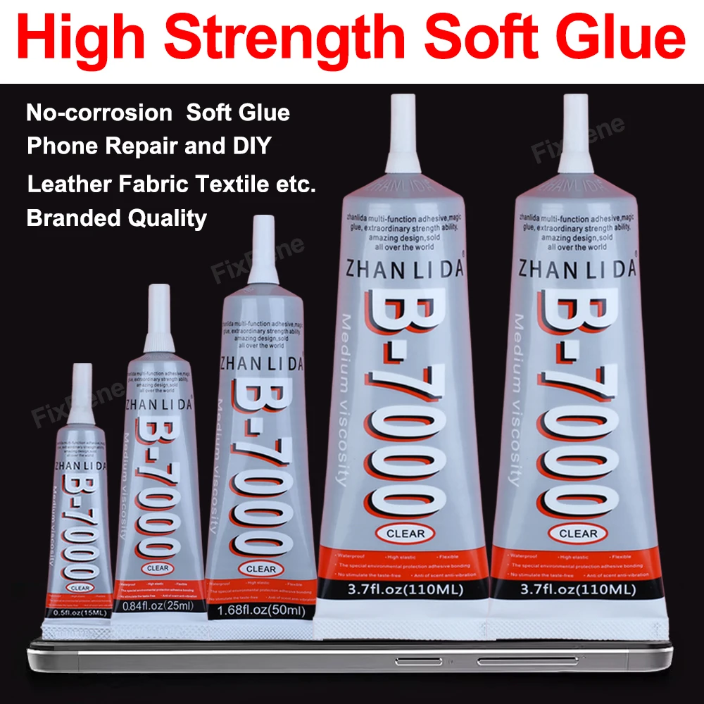 Transparent Glue Epoxy Strong Adhesive Rhinestone Fabric Textile Clothes Jewelry Diamond Plastic Models Phone Case Stone Sealant