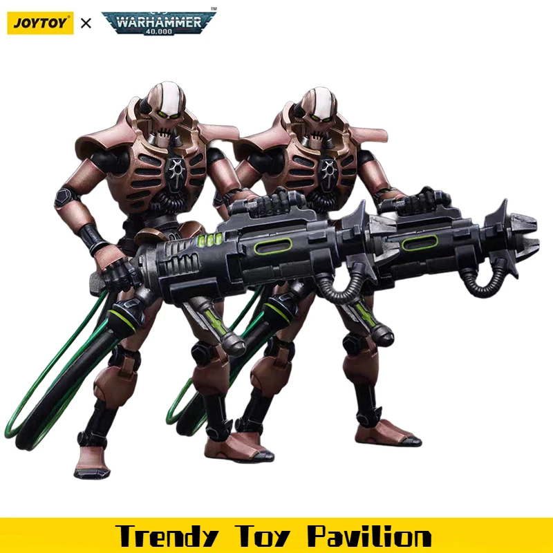 

【JOYTOY】Warhammer 40K Necrons Династия Szarekhan Lmmortal с карбином Тесла 1/18 Фигурки Игрушки