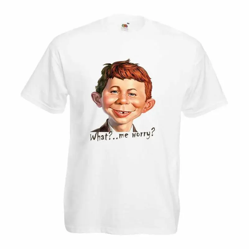 MAD Alfred E Neuman What Me worry T shirt