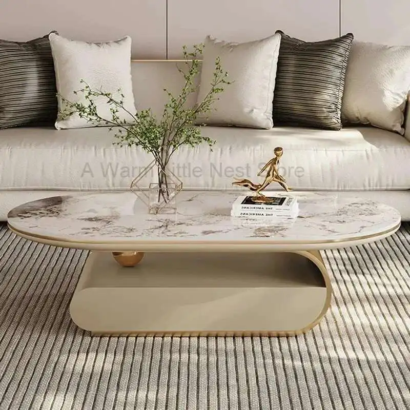 

Modern Nordic Coffee Table With Storage Gold Sofa Marble Nordic Aesthetic Side Table Living Room Sillas Para Sala De Estar Decor