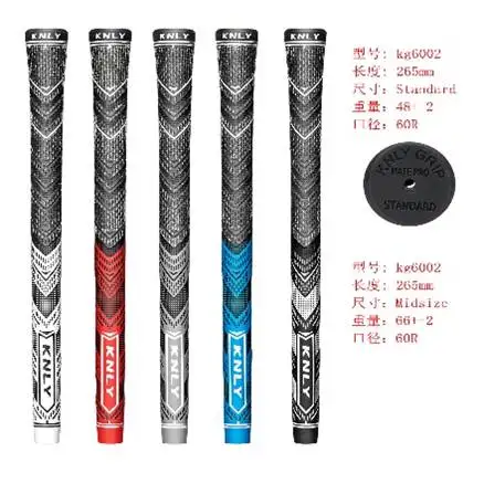 

Golf Grip 13pcs/lot Golf Club Grips Midsize Standard Golf Grips Rubber Cotton Yarn Iron and Wood Grips Agarre de golf