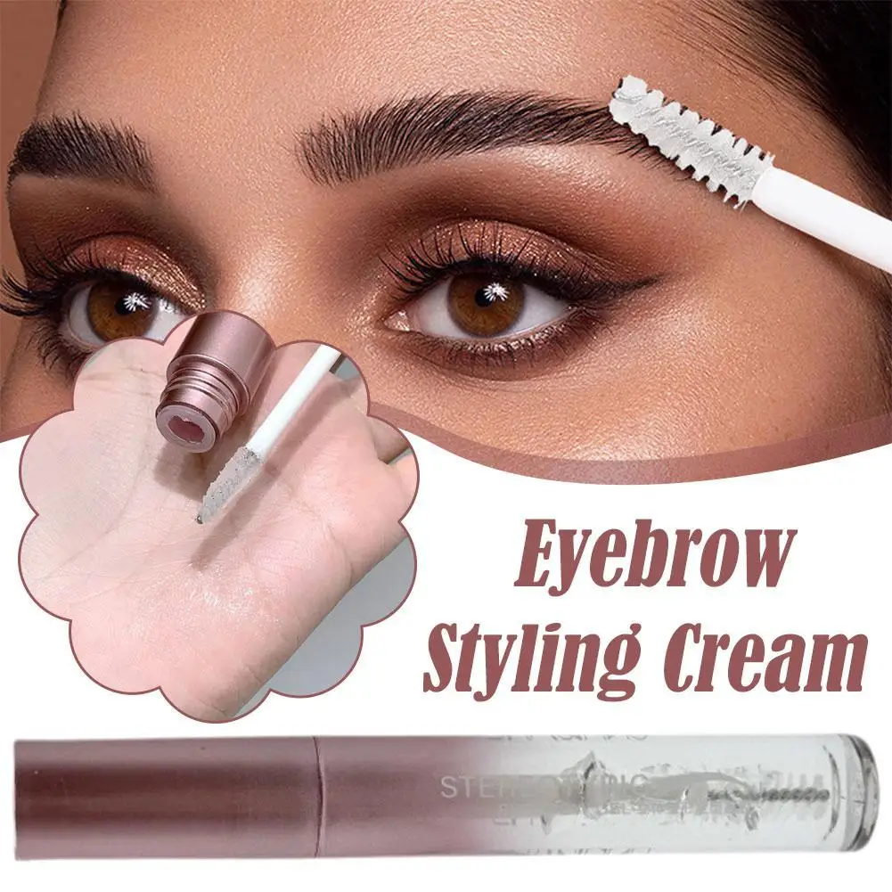 Gel transparent imperméable à l'eau pour les sourcils, crème coiffante longue scellée, fibres durables, cosmétique liquide, couche transparente pour les sourcils de Regina, M R1I9