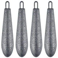 30g-80g Iron Fishing Weight Sinker Bass Sea Fishing Surf Casting for Drop Shot Long Casting Shore Boat Feather Mackerel