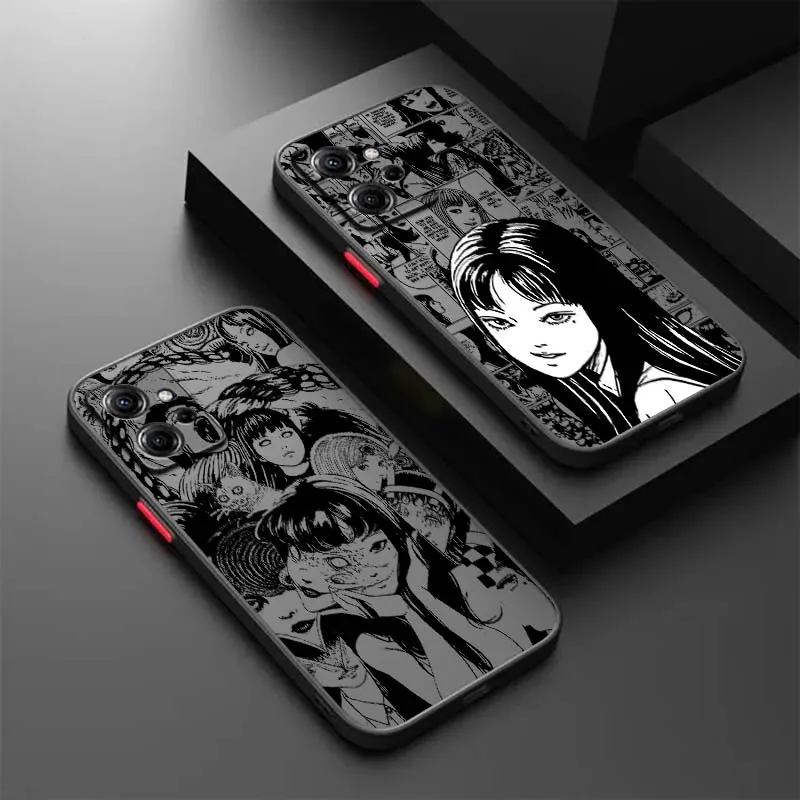 

T-Tomies K-Kawakamis Anime Case For Xiaomi Redmi Note 14 13 12 12S 11 12T 11S 11E 11T 10 9 8 Pro Plus Frosted Translucent