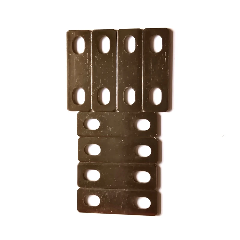 8pcs Pure Copper Nickel Plated 30mm Hole Central Pitch Clip Strap Connector Contact M6 For LiFePO4 Lithium Cells