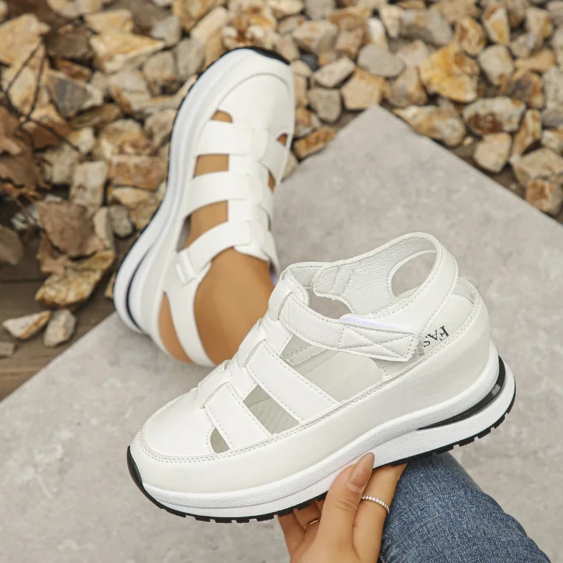 

Women's Shoes 2026 Hot Sale Closed Toe Women's Sandals Rome Casual Sandals Women Hollow Platform Wedges Plus Size Shoes Female