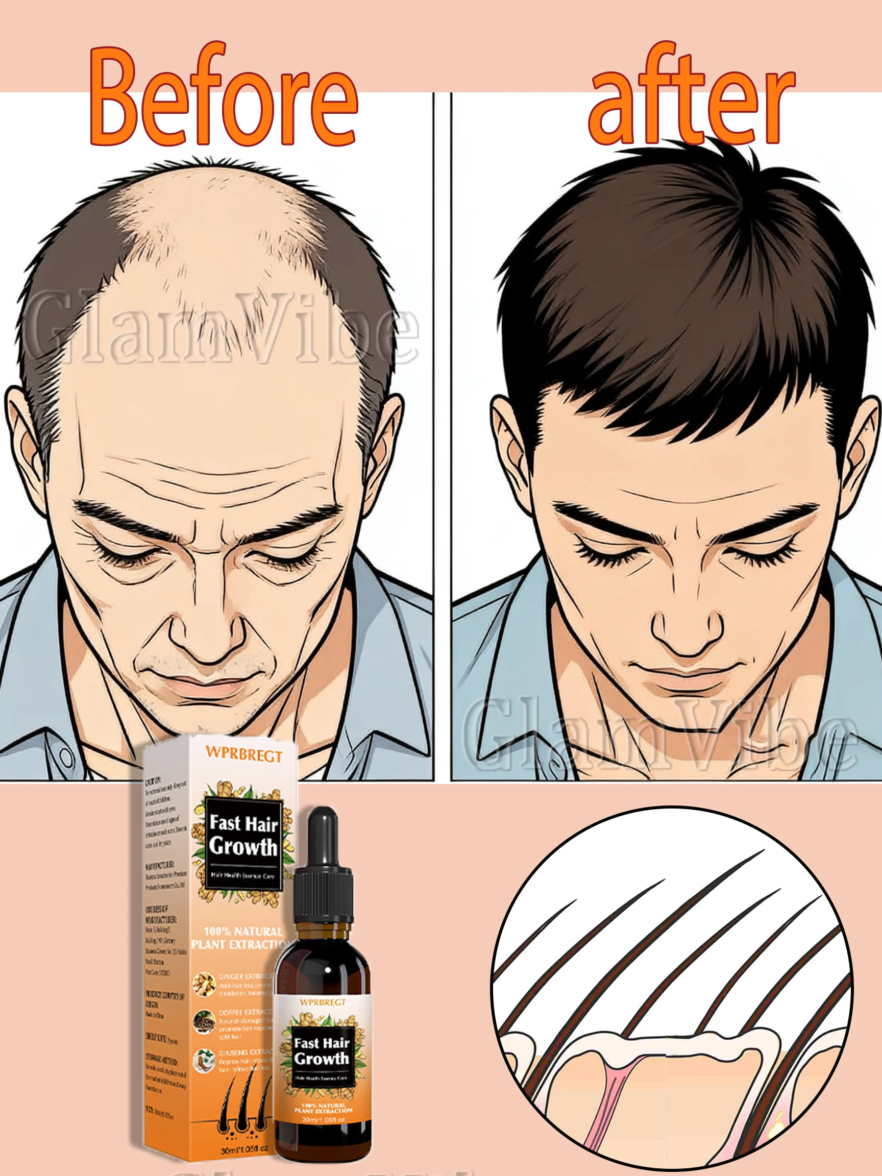 

Strengthens hair roots,provides long-lasting pore care.