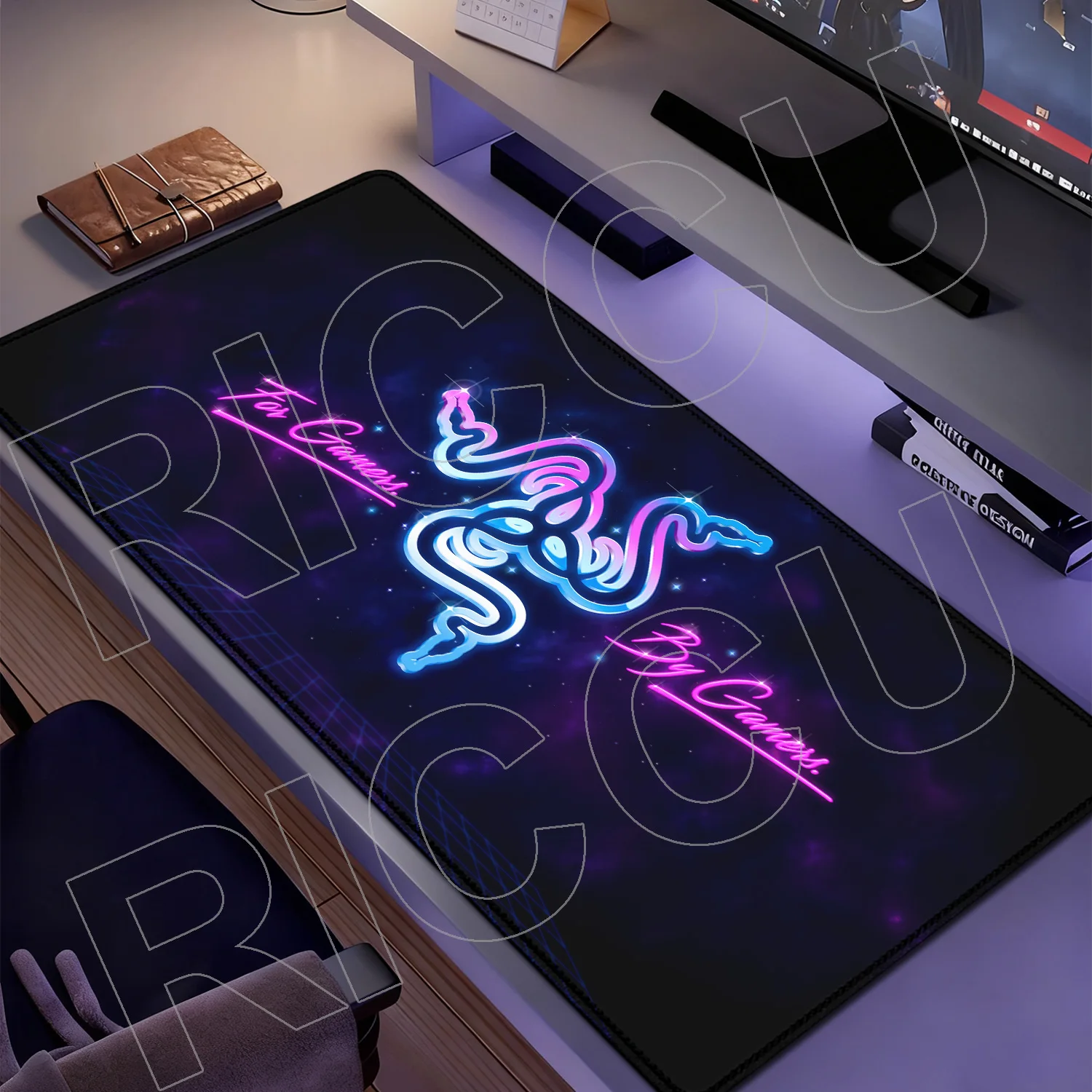 

HD XXL Mouse Pad Esports Accessories Anti-slip R-Razer Desk Mat Rubber Gaming Mats Anime PC 40X90CM Mousepad Large Extended Pads