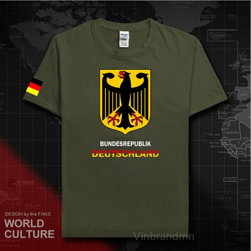 Germany Deutschland T shirt Man Jerseys 2022 T-shirt German Coat Of Arms Nation Team Tee Sporting Meeting Fans Fitness Tee Shirt