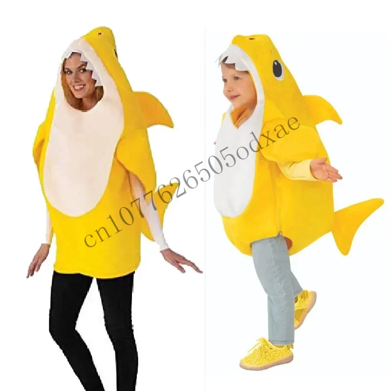 Toddler Kids Shark Costume Children'S Day Holiday Cute Hoodie Birthday Outfit Gift Child Halloween For Newborn Baby Infa CMM1401