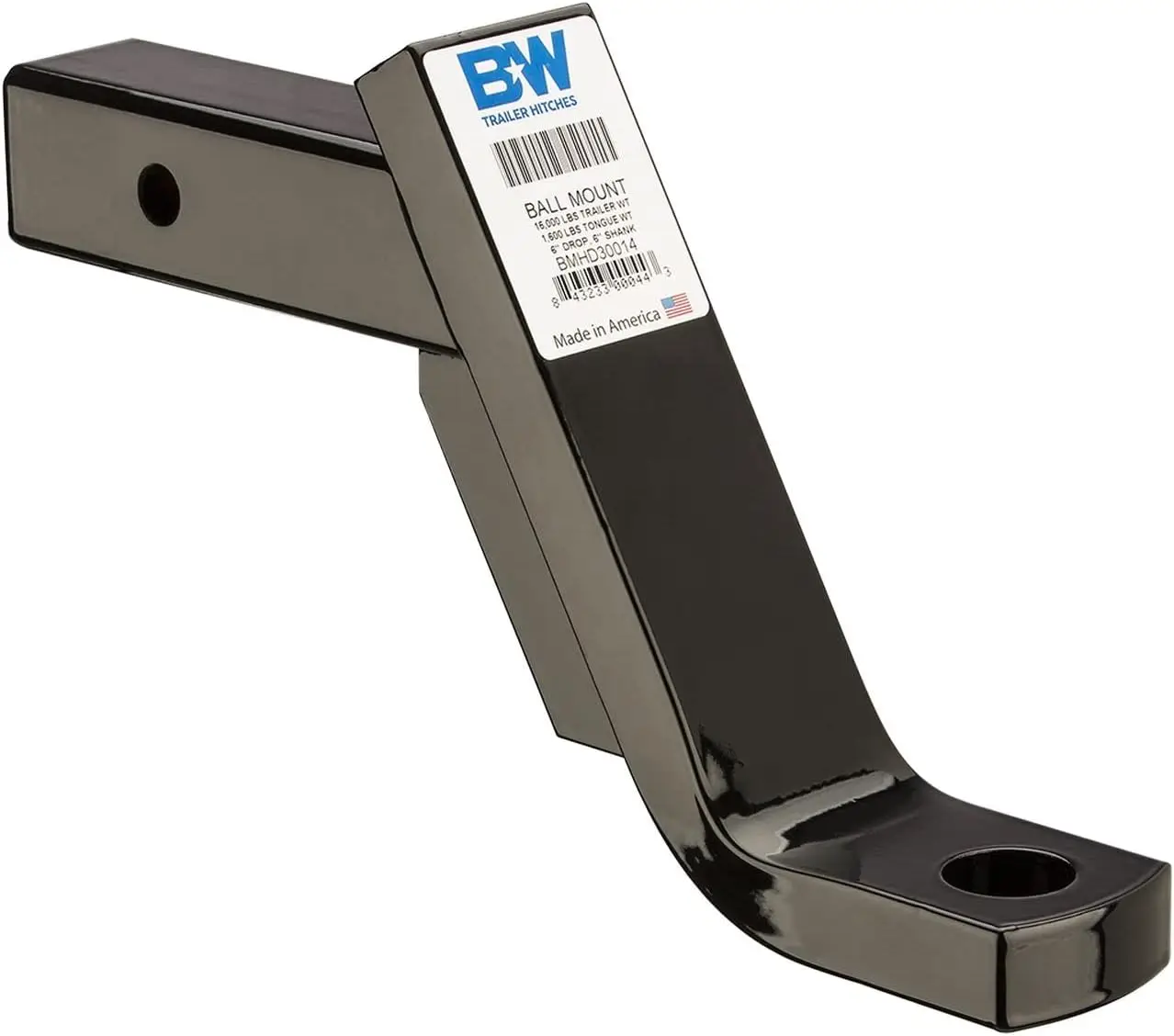 

16K, 6" Drop, 2"x6" Shank Ball Mount - BMHD30014