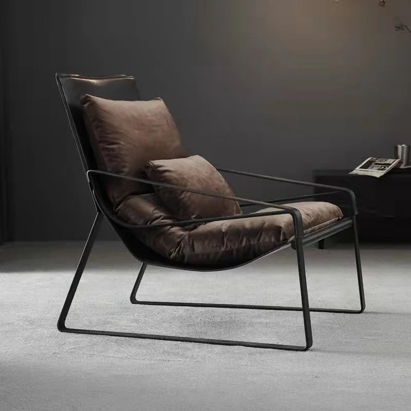 

Simple sofa chair modern snail chair study living room retro rocking chair lazy leisure chair