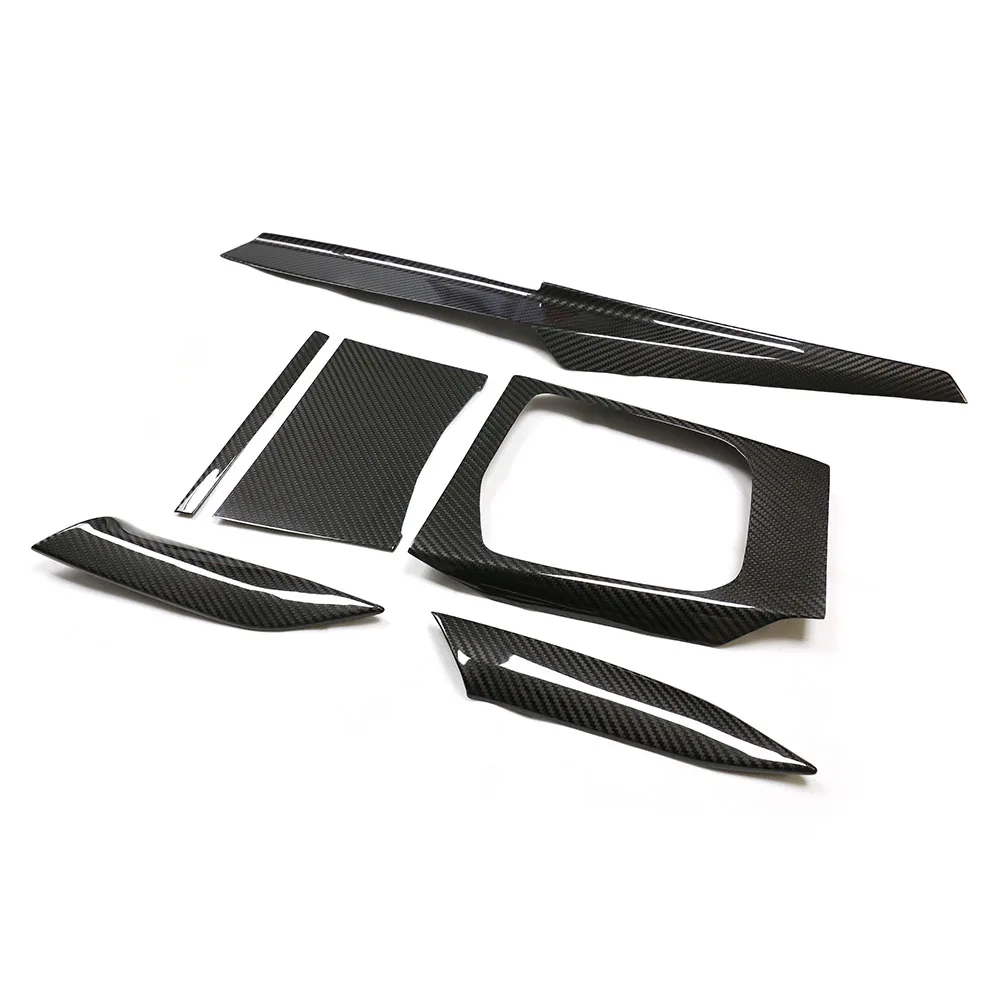 Carbon Interior Console Dash Cover Trim 6PCS for BMW 3 Series G20 LCI 320i 330i 2023+
