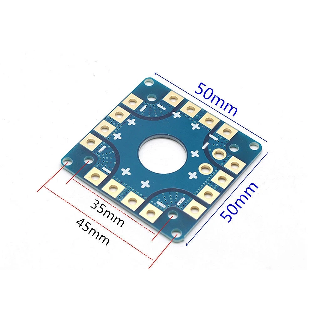 RC FPV Quadcopter ESC Power Distribution Connection Board With 3.5mm Gilded Bullet Connector T-Plug/XT60 Male Cable