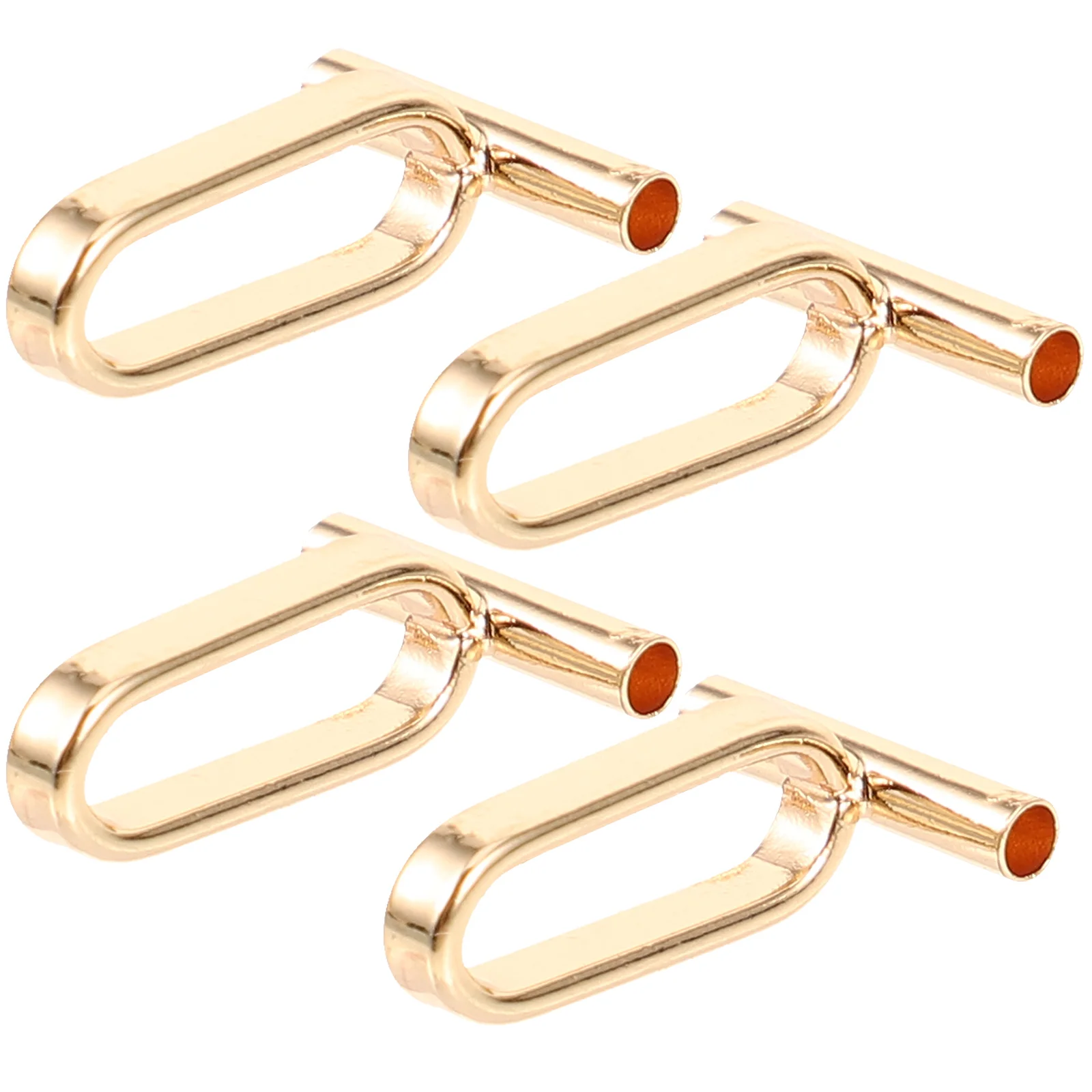 

4 Pcs Necklace Converter Golden Brooch Converters For Brooches DIY Jewelry Supplies Stainless Steel Pin Accessories Handmade