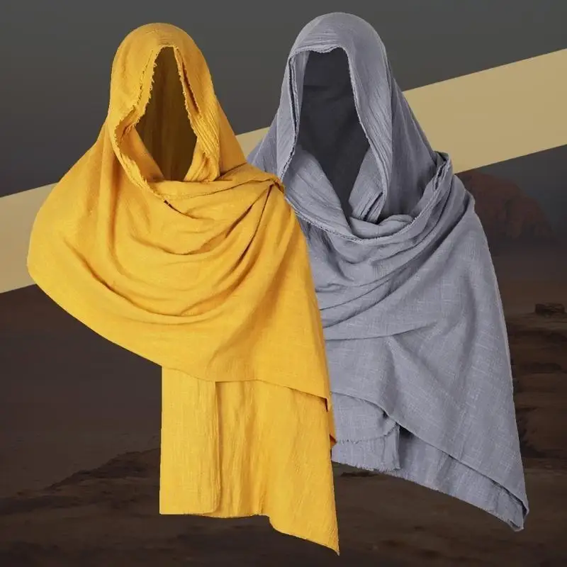 39BB Medieval Cowl Hood Scali Costume Cape Windproof Hood Cape Halloween Cosplay