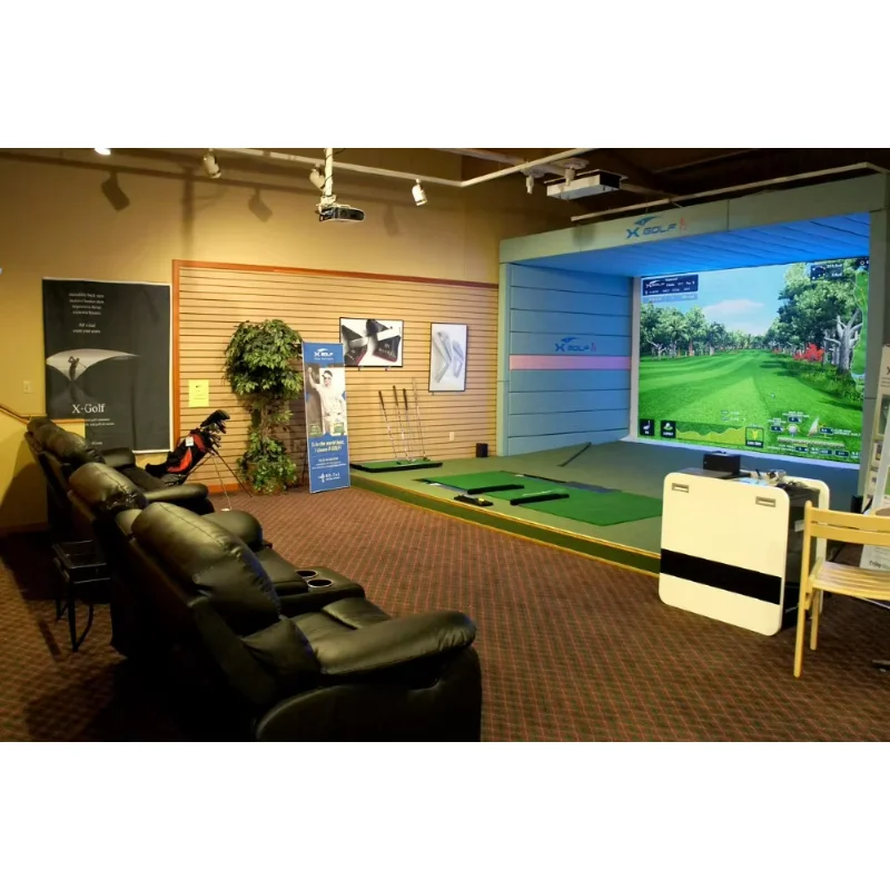 PGM indoor mini golf 3d screen golf simulator