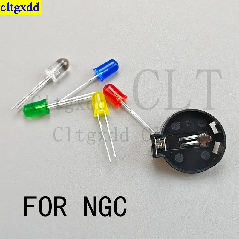 Cltgxdd 1 Set Is Suitable FOR Sega Dreamcast DC Controller Port PCB Power LED Light Group Fuse Capacitor NGC Battery Holder