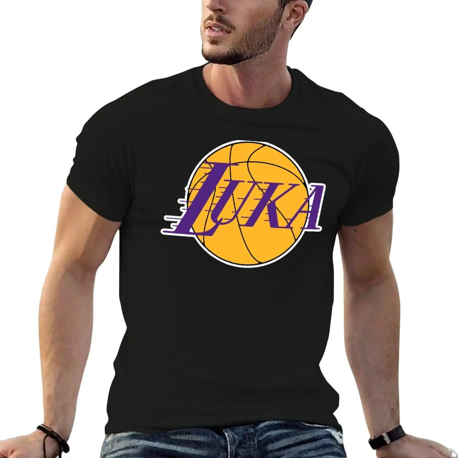 

Luka Doncic Los Angeles Basketball T-Shirt anime t shirts for man t shirts designer t shirt for man 100 percent cotton T-Shirt