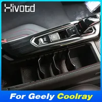 Cubierta protectora del marco de la caja del reposabrazos del engranaje de la consola central del coche para el nuevo Geely Coolray 2023-2024, accesorios de modificación Interior