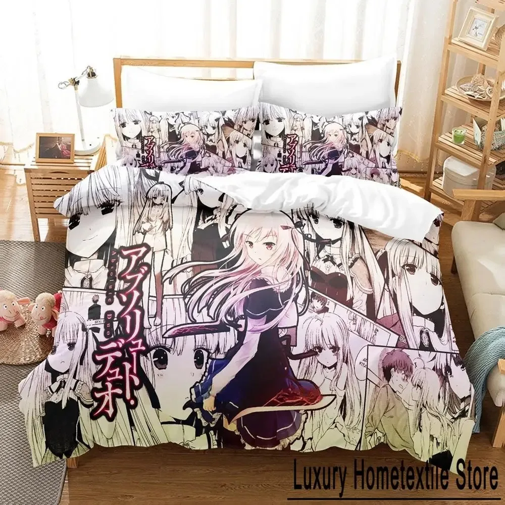 

Absolute Duo Bedding Set Single Twin Full Queen King Size Bed Set Adult Kid Bedroom Duvetcover Sets 3D Print Anime Bed Sheet Set