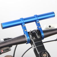 Bicycle Handlebar Alloy Carbon Fiber Extended Bracket Bike Headlight Mount Bar Computer Holder MTB Road Bike Support