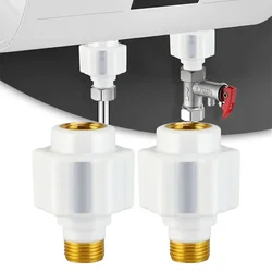 2pcs El​ectric Water Heater Connectors General Safety Protection Household Water Heater Accessories 68*50*50mm