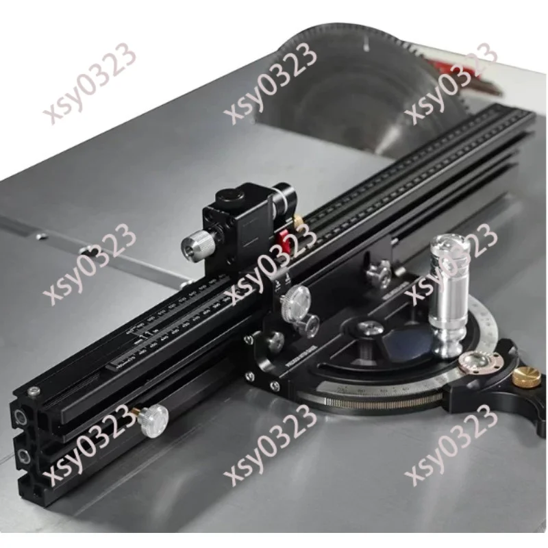 Woodworking Table Push Handle Scale Limit Ruler Table Saw Fence Auxiliary Tool