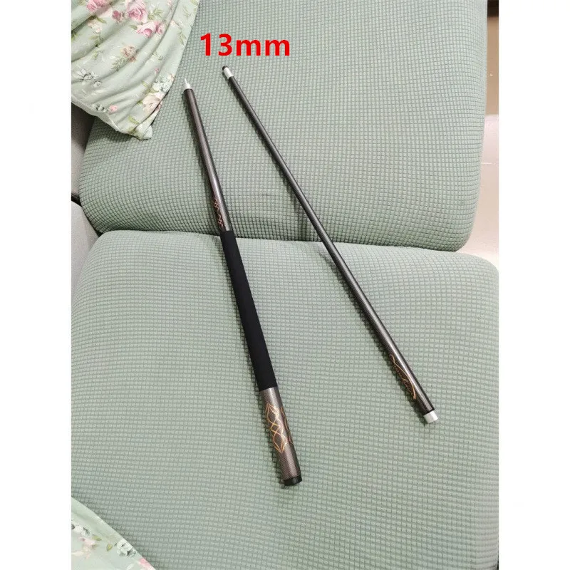 2023 New 9.5mm 11.5mm 13mm 1PC 1/2 Split Cue Carbon Fiber Pool Cue Stick Carbon Material Technology Billiards Accessories